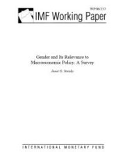 book Gender and Its Relevance to Macroeconomic Policy : A Survey