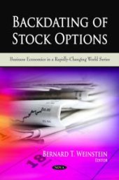 book Backdating of Stock Options