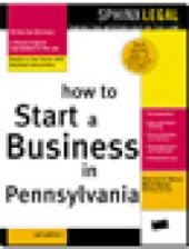 book How to Start a Business in Pennsylvania