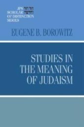 book Studies in the Meaning of Judaism