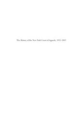 book The History of the New York Court of Appeals : 1932-2003