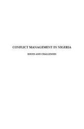 book Conflict Management in Nigeria : Issues and Challenges