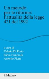 book Un metodo per le riforme: l'attualità della legge 421 del 1992