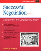 book Successful Negotiation : Effective "Win-Win" Strategies and Tactics