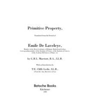 book Primitive Property