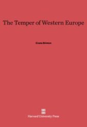 book The Temper of Western Europe