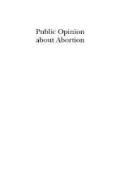 book Public Opinion about Abortion