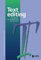 book Text Editing : A Handbook for Students and Practitioners