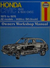 book Haynes Honda Civic 1500 & CVCC Owners Workshop Manual
