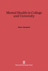 book Mental Health in College and University