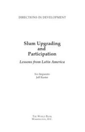 book Slum Upgrading and Participation : Lessons from Latin America