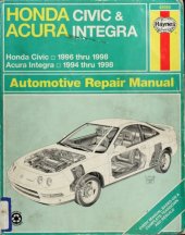 book Haynes Honda Civic & Acura Integra Automotive Repair Manual - 1996 Through 1998