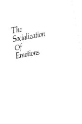 book The Socialization of Emotions