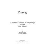 book Pierogi: A Delicious Collection of Tasty Pierogi Recipes