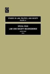 book Law and Society Reconsidered : Special Issue