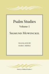 book Psalm Studies, Volume 1