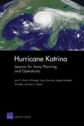 book Hurricane Katrina : Lessons for Army Planning and Operations