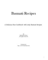 book Basmati Recipes: A Delicious Rice Cookbook for only Basmati