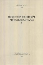 book Miscellanea Bibliothecae Apostolicae Vaticanae