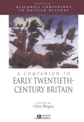 book A Companion to Early Twentieth-Century Britain 