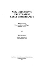 book New Documents Illustrating Early Christianity: Review of the Greek Inscriptions and Papyri Published in 1979 v. 4