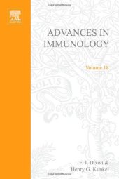 book Advances in Immunology, Vol. 18