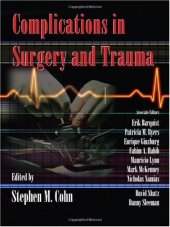 book Complications in Surgery and Trauma 