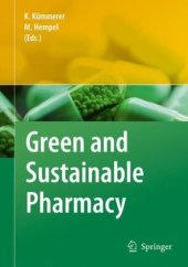 book Green and Sustainable Pharmacy