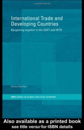 book International Trade and Developing Countries: Bargaining Coalitions in GATT and WTO 