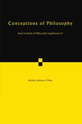 book Conceptions of Philosophy