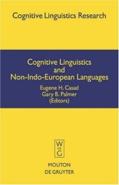 book Cognitive Linguistics and Non-Indo-European Languages 