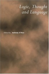 book Logic, Thought and Language 