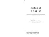 book Methods of Logic