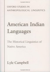 book American Indian Languages: The Historical Linguistics of Native America 