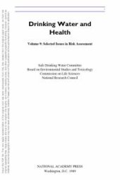 book Drinking Water and Health, Volume 9 : Selected Issues in Risk Assessment