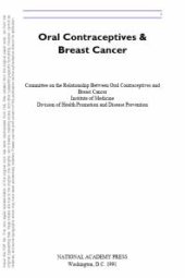 book Oral Contraceptives and Breast Cancer