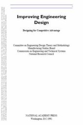 book Improving Engineering Design : Designing for Competitive Advantage