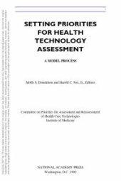 book Setting Priorities for Health Technologies Assessment : A Model Process