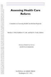 book Assessing Health Care Reform