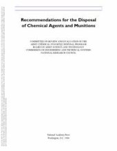 book Recommendations for the Disposal of Chemical Agents and Munitions