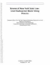 book Review of New York State Low-Level Radioactive Waste Siting Process