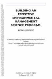 book Building an Effective Environmental Management Science Program : Initial Assessment