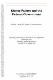 book Kidney Failure and the Federal Government