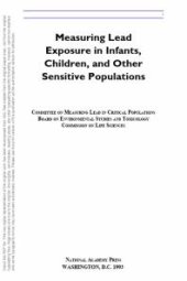 book Measuring Lead Exposure in Infants, Children, and Other Sensitive Populations