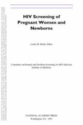 book HIV Screening of Pregnant Women and Newborns