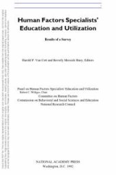 book Human Factors Specialists'Education and Utilization : Results of a Survey