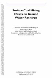 book Surface Coal Mining Effects on Ground Water Recharge