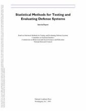 book Statistical Methods for Testing and Evaluating Defense Systems : Interim Report