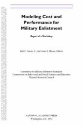 book Modeling Cost and Performance for Military Enlistment : Report of a Workshop