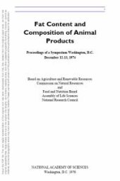 book Fat Content and Composition of Animal Products : Proceedings of a Symposium